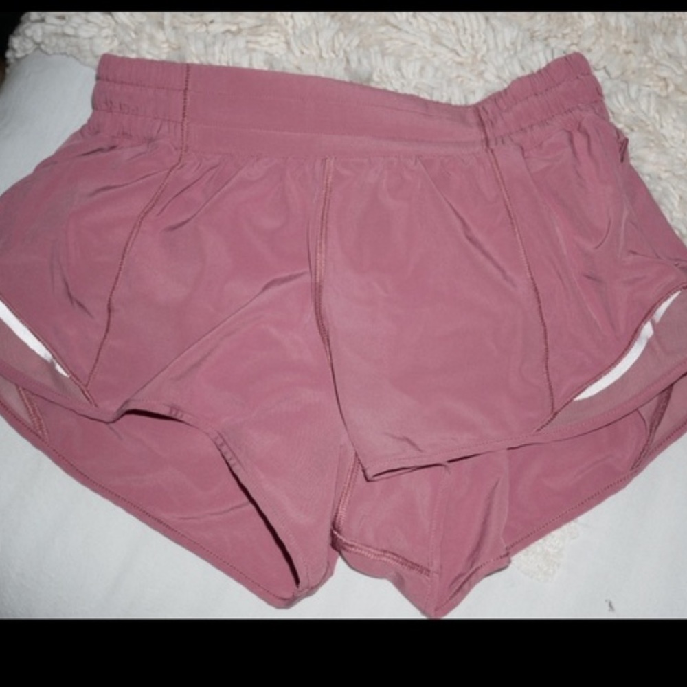 Luluemon pink hotty hot shorts